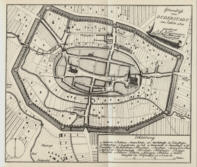 Grundriss von Duderstadt im Jahre 1801
